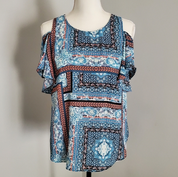 Bohemian Off the Shoulder Blouse - Picture 8 of 8